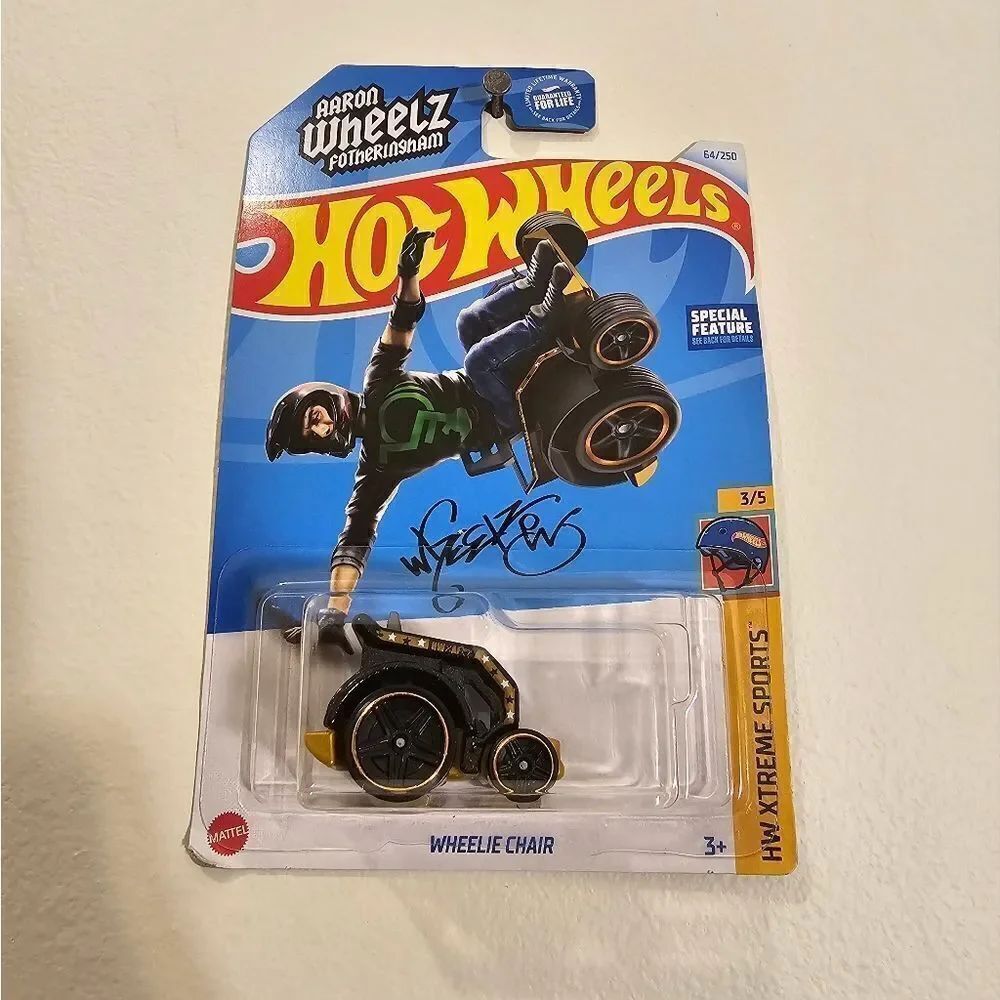 Hot Wheels Wheelie Chair HW Xtreme Sports Collection Aaron Wheelz Fothering
